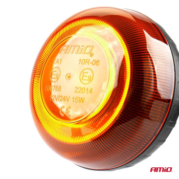 Lampa ostrzegawcza mini kogut 18 LED śruba R65 R10-51753