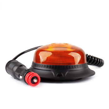 Lampa ostrzegawcza mini kogut 18 LED magnes niska