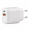 Ładowarka sieciowa PRO-09 USB + USB-C 20W Quick Ch