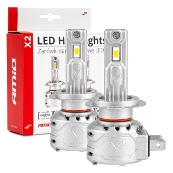 Żarówki samochodowe LED X2 Series AMiO H7 AMIO-297