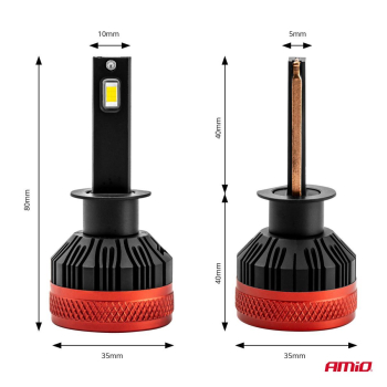 Żarówki samochodowe LED seria X3 H1 6500K Canbus A-52154