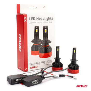 Żarówki samochodowe LED seria X3 H1 6500K Canbus A-52157