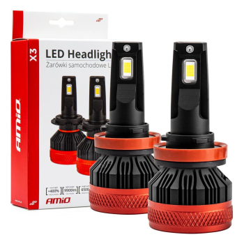 Żarówki samochodowe LED seria X3 H8 H9 H11 H16 650