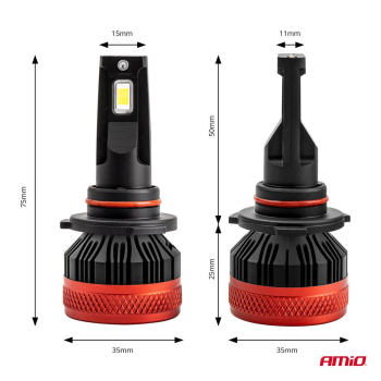 Żarówki samochodowe LED X3 Series AMiO HB3 9005 AM-52195