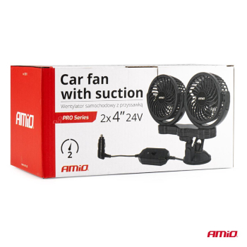 Wentylator wiatrak samochodowy z przyssawką 24V AM-52567