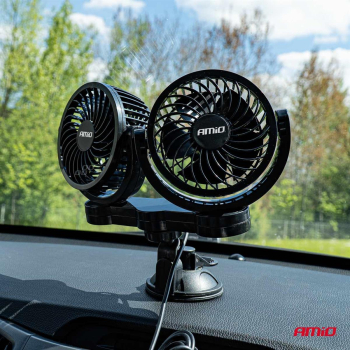 Wentylator wiatrak samochodowy z przyssawką 24V AM-52568