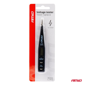 Tester próbnik napięcia 12-250V z wyświetlaczem LC-52641
