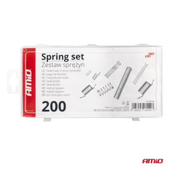 Sprężynki zestaw sprężynek mix 200 szt. AMIO-03140-52706
