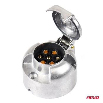 Gniazdo haka przyczepy aluminiowe 7 PIN AMIO-03217-52792