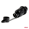 Wtyczka elektryczna 3 PIN złącze 3 pinowe AMIO-032-52814