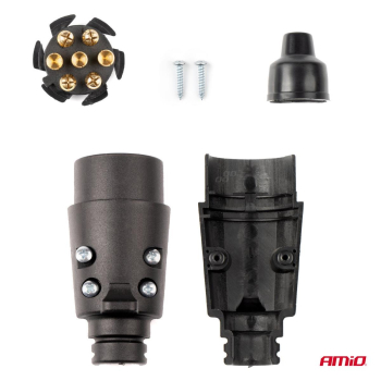 Wtyk wtyczka przyczepy plastikowa 7 PIN AMIO-03215-52815