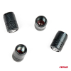 Aluminiowe nakrętki na wentyle kapturki czarne AMI-53779