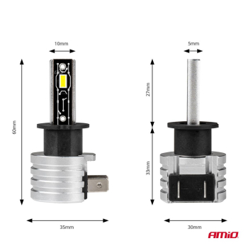 Żarówki samochodowe LED seria H-mini H3 6500K Canb-53792