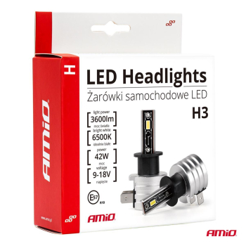 Żarówki samochodowe LED seria H-mini H3 6500K Canb-53795