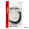Kabel AUX MINI JACK 3,5mm oplot 100cm AMIO-03269-53819