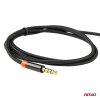 Kabel AUX MINI JACK 3,5mm oplot 100cm AMIO-03269-53822