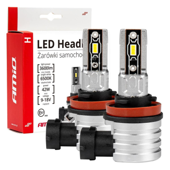 Żarówki samochodowe LED seria H-mini H8 H9 H11 H16