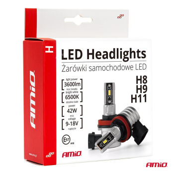 Żarówki samochodowe LED seria H-mini H8 H9 H11 H16-53817