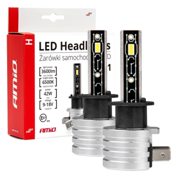 Żarówki samochodowe LED seria H-mini H1 6500K Canb