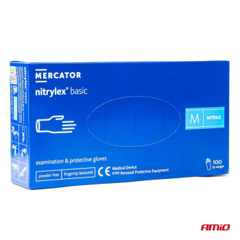 Rękawice nitrylowe Mercator Nitrylex Basic r. M-54902