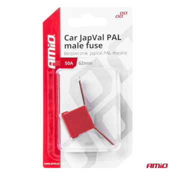 Bezpiecznik samochodowy JAPVAL PAL męski 62mm 50A -55003