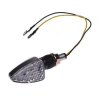 KIERUNKOWSKAZ BIAŁY KLOSZ LED CARBON LEWY