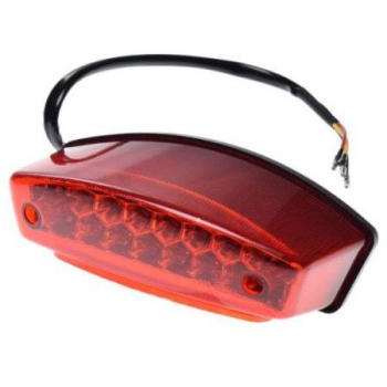 LAMPA TYŁ ATV LED CZERWONY KLOSZ