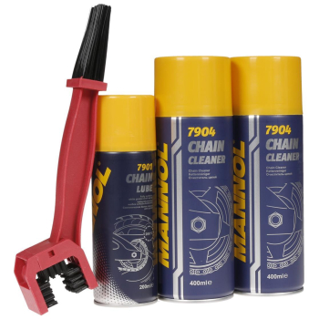 ZESTAW DO ŁAŃCUCHÓW MANNOL 1x7901 + 2x7904 RED