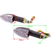 Kierunkowskazy uniwersalne MRT-001 led 15 czarne-64351