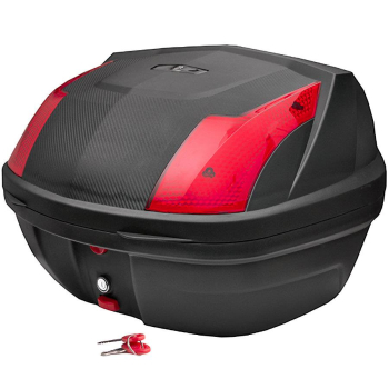 Kufer Moretti, MR-711, 32l, czarny, czerwony odbla