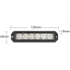 Lampa strobo 6x LED pomarańczowa R10 R65-66885
