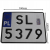 RAMKA MOTOCYKLOWA DOMING Z NAPISEM-67044