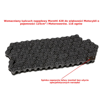 ŁAŃCUCH MORETTI 428/116 -6898