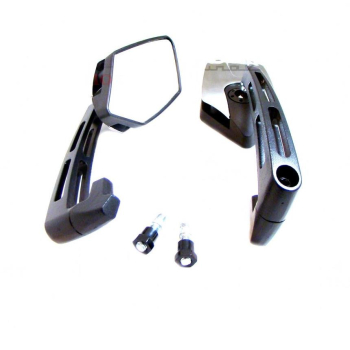 Lusterka JUNAK Jr-229-5 Czarno-Chromowane M8 R+ R-69440