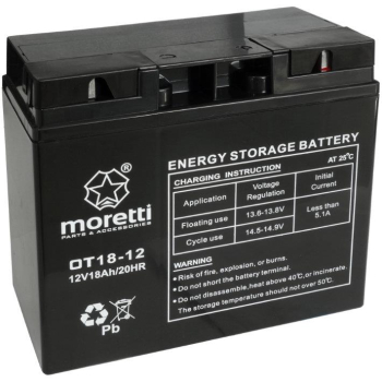Akumulator Moretti (Gel) OT 12V/18AH do kosiarki-6986