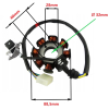 Stojan Alternatora Power Force Bashan 200/250  Bas-69904