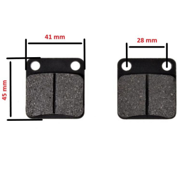 Klocki Hamulcowe Power Force Tylne Atv 150 41x45x7-70095