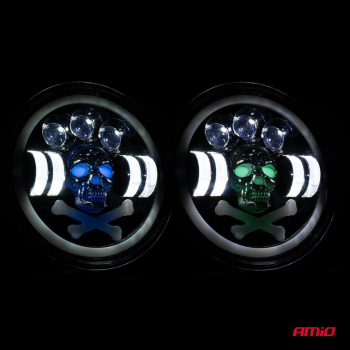 Lampa robocza LED SKULL czaszka dodatkowa ozdobna -70298