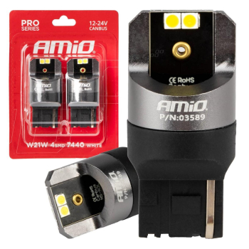 Żarówki LED CANBUS PRO series 7440 W21W 4x3030 SMD