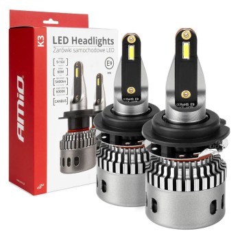 Żarówki samochodowe LED seria K3 H7-6 12V 6000K Ca