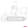 Lampa błyskowa ostrzegawcza płaska 6x3W LED R65 R1-71454