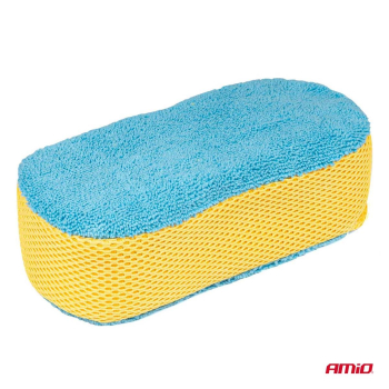 Gąbka do mycia auta samochodu z mikrofibry AMIO-03-71418