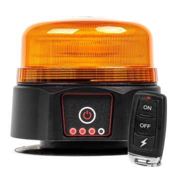 Bezprzewodowa lampa ostrzegawcza kogut LED z pilot
