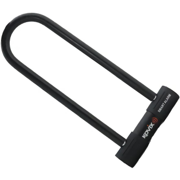 Kłódka U-Lock  z alarmem KOVIX KTL14-300 czarna-7148