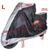 POKROWIEC BIKETEC WODOODPORNY AQUATEC BLACK L-72887