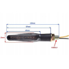KIERUNKOWSKAZ LED SEKWENCYJNY CARBON-72896