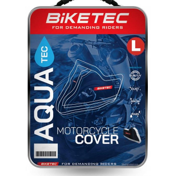POKROWIEC BIKETEC WODOODPORNY AQUATEC BLACK L-72888