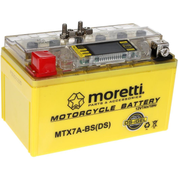 Akumulator Moretti AGM (I-Gel) MTX7A-BS ze wskaźni