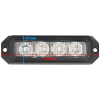 Lampa strobo 4x LED mała pomarańczowa R65 R10-74111