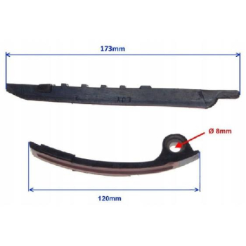 PROWADNICA ŁAŃCUCHA ROZRZĄDU ROMET ZETKA KPL-74160